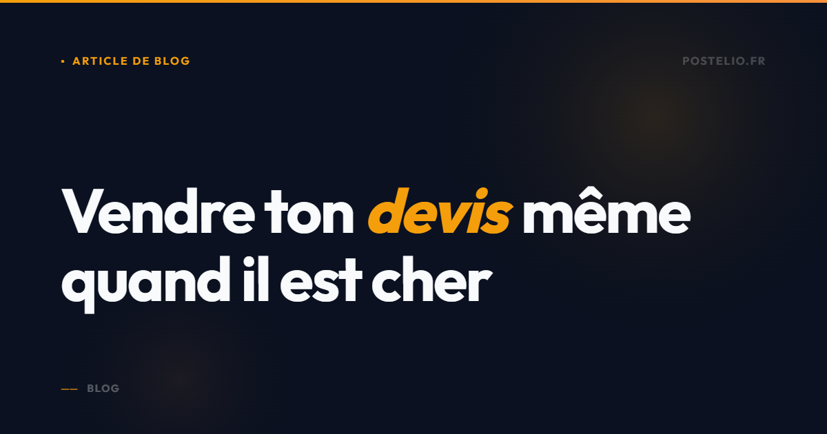 Devis trop cher : comment convaincre ton client ?